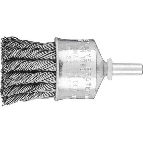 Pferd Pencil Brush Shaft Mounted Twist Knot Wire Steel 30 x 30 mm - Pack of 10