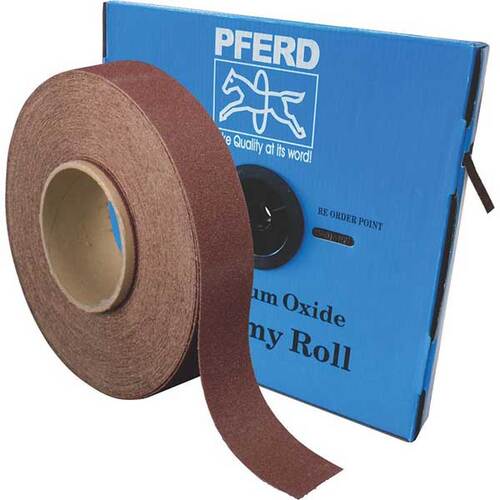 Pferd General Purpose Economy Roll - Al Oxide 25mm x 50m 80 Grit 47300039