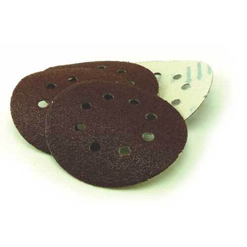Pferd Velstick Paper Disc 8 Hole Al Oxide Stearated 125mm 40 Grit - Pack of 50