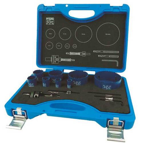 Pferd 25900020 Bi-Metal Engineers Hole Saw Set, 13 pieces