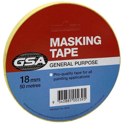GSA Masking Tape 18mm x 50m