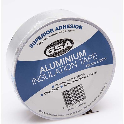 GSA Standard Aluminium Foil Tape 48mm x 50m