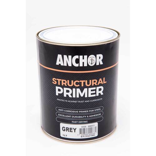 Anchor Industrial Structural Primer Paint Grey 1L