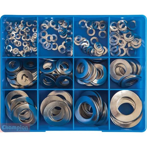 Champion CA1845 Wave Washers Metric Assorment Kit - 304/A2 - 255 Pieces