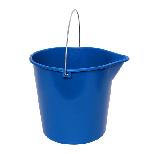 Sabco SAB37029 Round Bucket With Metal Handle Blue 10L
