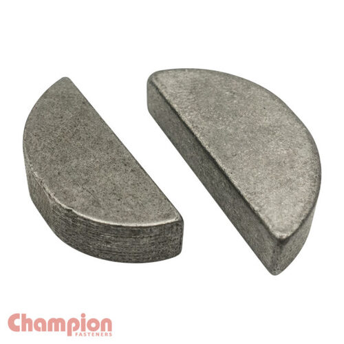 Champion CWK1 Woodruff Key Imperial 1/16 x 1/2" Steel - 25/Pack