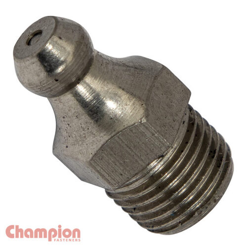 Champion SSCN29 Grease Nipple 1/8" BSP Straight 316/A4 - 25/Pack