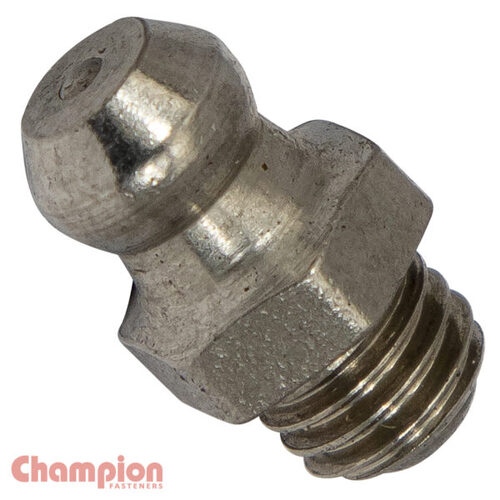 Champion SSCN3 Grease Nipple 1/4" UNF Straight 316/A4 - 25/Pack
