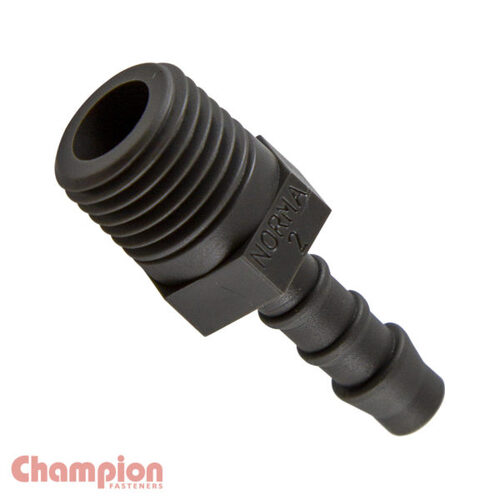 Champion NHC35 Vacuum Connector Tailpiece 4mm x 1/4" BSP - 25/Pack
