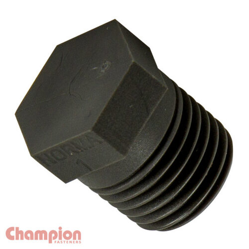 Champion NHC42 Hex Taper Plug Plastic 1/4" BSP - 25/Pack