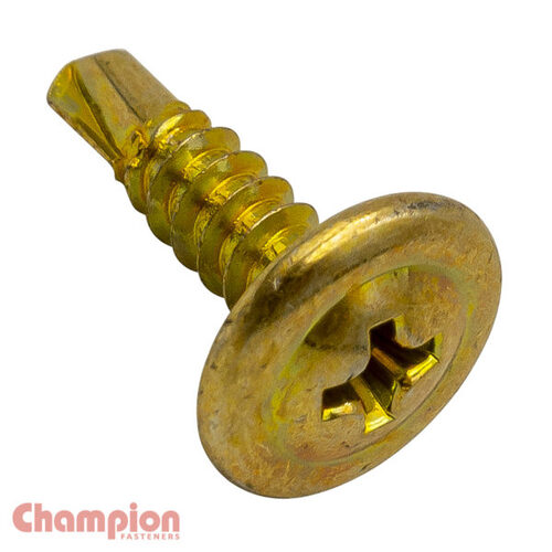 Champion SDS1 Self Drilling Screw Mushroom Head 4.2 x 18 x 12mm - 100/Pack