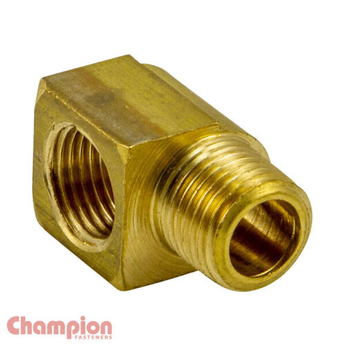 Champion 2501E Brass Elbow Male & Female 1/8 x 1/8"