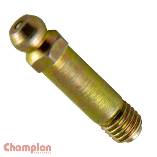 Champion CGN1020 Grease Nipple Straight 1/4 x 1-1/4" UNF - 100/Pack