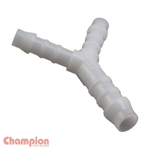 Champion NHC34 Hose Fitting Reducing 'Y' Piece 6mm-8mm-6mm - 25/Pack