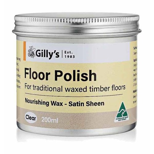 Gilly Floor Polish Clear 200ml