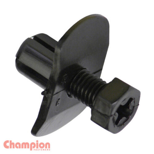 Champion CBP36 Push Rivet 19mm Length, M14 x 22mm Head - Black - 50/Pack