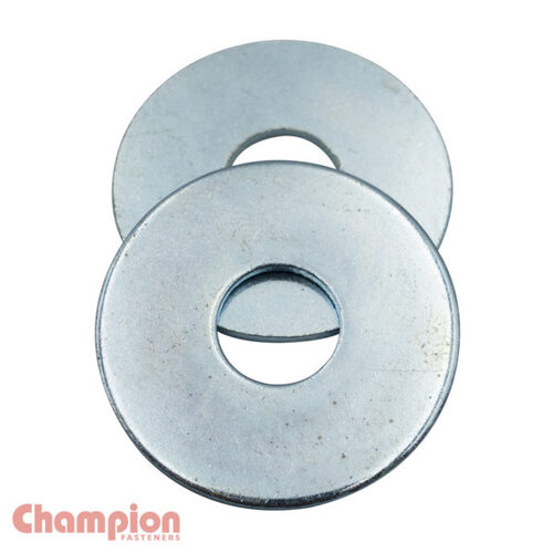 Champion CBW1 Mudguard Washer Flat Body 3/16 x 1" Zinc Plated - 50/Pack