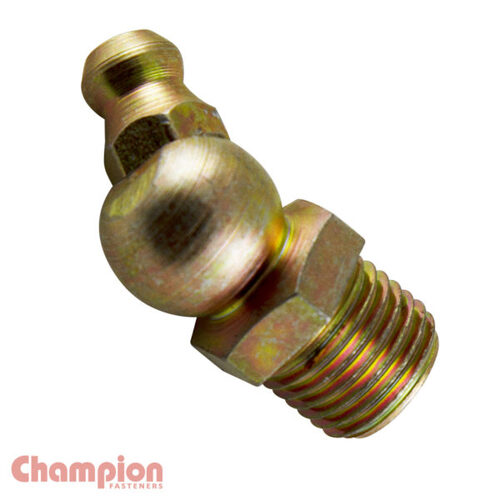 Champion CN203 Grease Nipple 45° M10 x 1mm Metric - 25/Pack