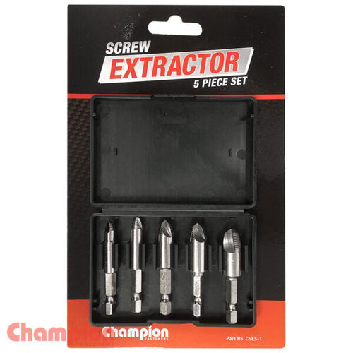 Champion CSES-1 Screw Extractor Set, 5 Pieces