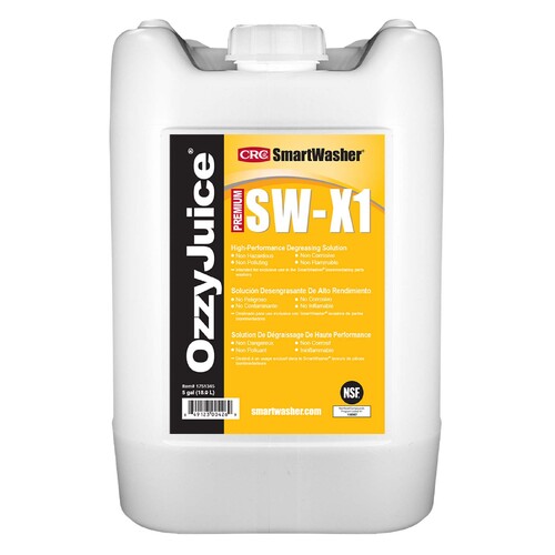 CRC SmartWasher OzzyJuice High Performance Degreasing Solution  SW-X1, 18.95L