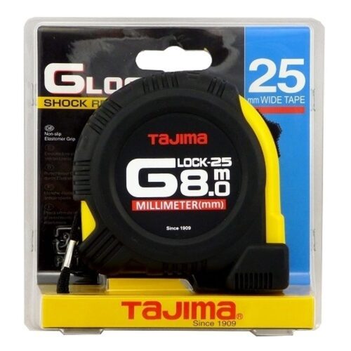 Tajima G-Lock 8m Measuring Tape Metric - 25mm Wide
