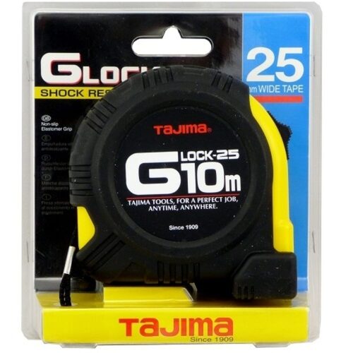 Tajima G-Lock 10m Measuring Tape Metric - 25mm Wide