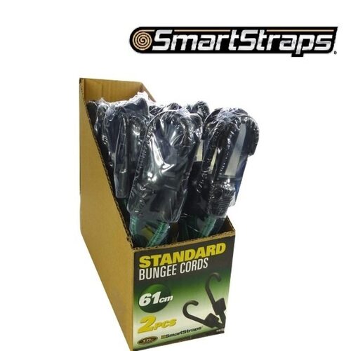 SmartStraps Standard Bungee Cord Green 61cm - 2/Pack