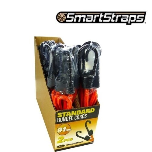 SmartStraps Standard Bungee Cord Orange 91cm - 2/Pack