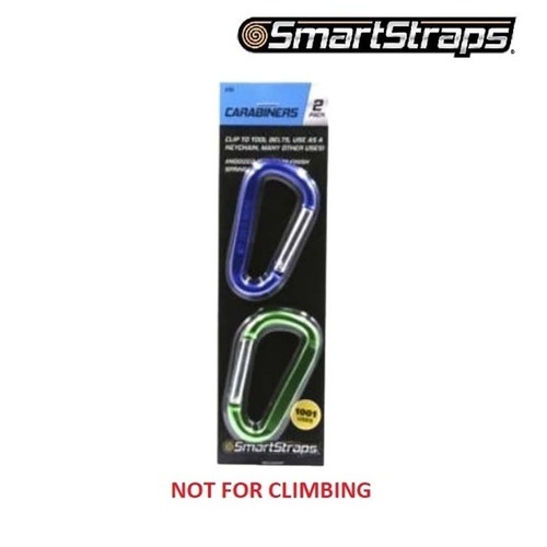 SmartStraps Carabiner Hook (Assorted Colour) - 2/Pack