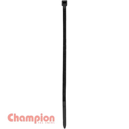 Champion CCT3100B Cable Tie Nylon M3 x 100mm Black - 100/Pack