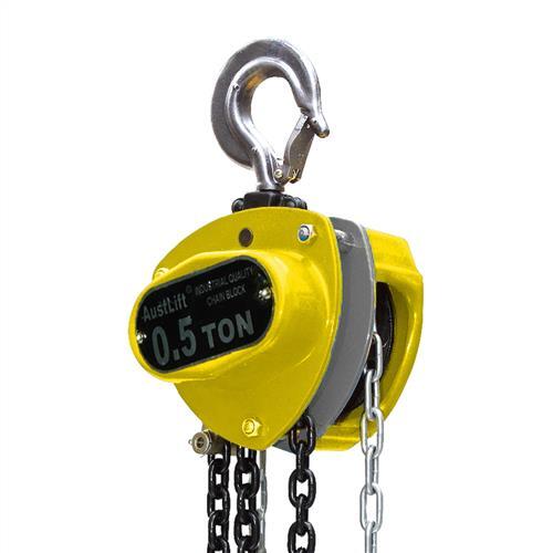 Austlift W4 Chain Block 0.5Tonne (500kg) x 6m