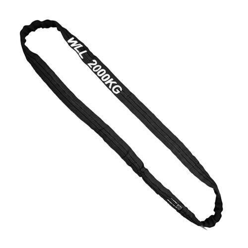 Austlift Round Sling 1m x 2000kg (2Tonne) WLL Black