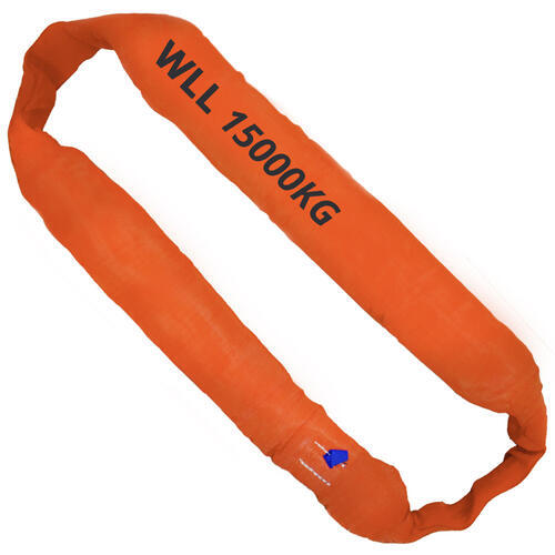 Austlift Round Sling 8m x 15000kg (15Tonne) WLL Orange