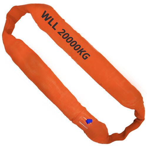 Austlift Round Sling 15m x 20000kg (20Tonne) WLL Orange