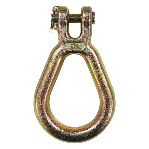 Austlift G70 Clevis Lug Link 8mm x 3800kg Gold Zinc Plated