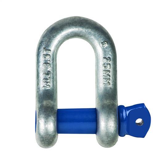 Austlift Screw Pin Dee Shackle Grade S Hot Dipped Galvanised 32mm