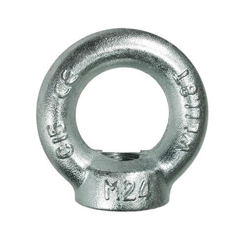 Austlift Eye Nut DIN582 Zinc Plated M42 x 7T WLL