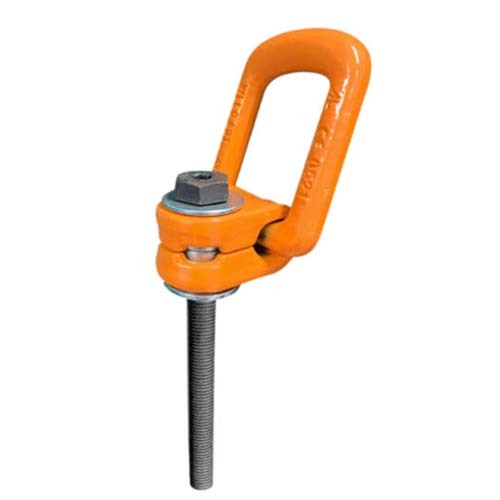 Austlift Large Swivel Eye Bolt M18 x 2T WLL, 180mm Thread With Nut