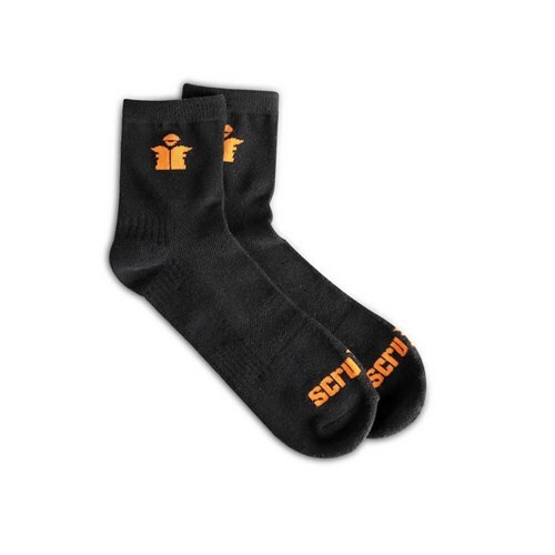 Scruffs Worker Lite Sock Black 7UK - 9.5UK, 3/Pack