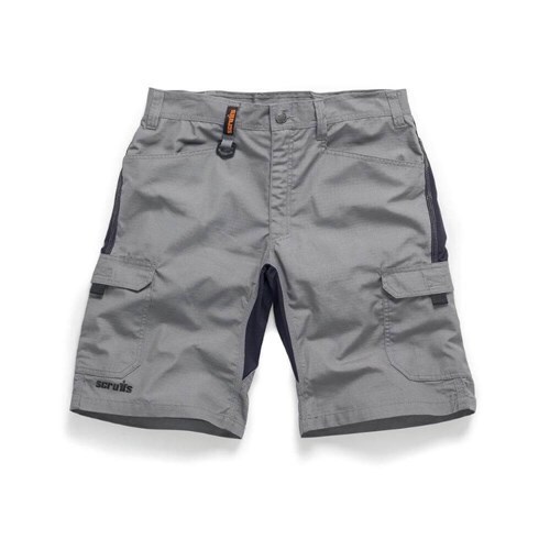 Scruffs Trade Flex Plain Shorts Graphite - 30 Waist Size