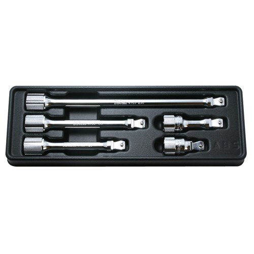 Ko-Ken 1/2" Drive Wobble Fix Extension Set (50 - 250mm), 5 Pieces