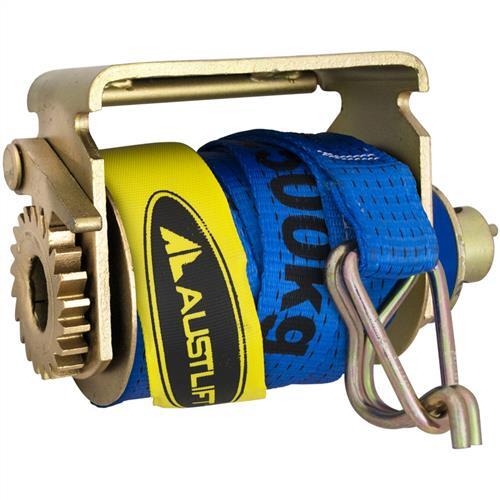 Austlift Truck Winch Ratchet Slide On Ratchet Type W/ Webbing 50mm x 9m