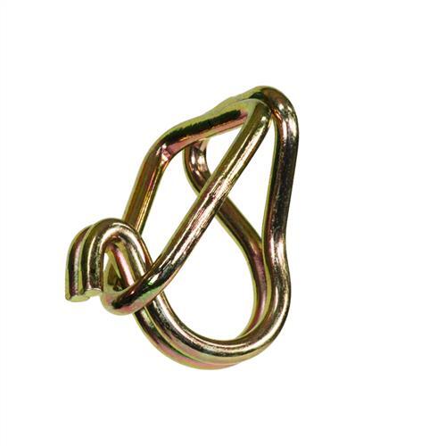 Austlift Tie Down Hook/Keeper 50mm x 2500kg LC Gold Zinc Plated