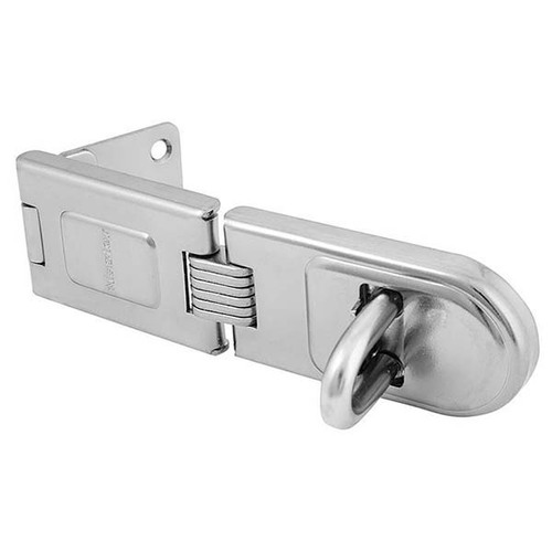 Master Lock Single Hinge Hasp Staple Steel 160mm