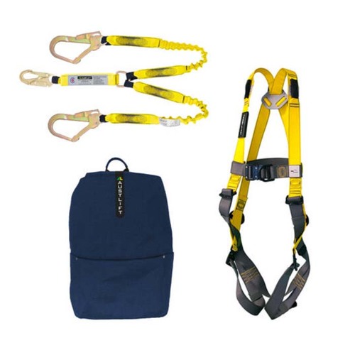 Austlift Scaffolder Kit With Harness Lanyard Snap and Scaffold Hook