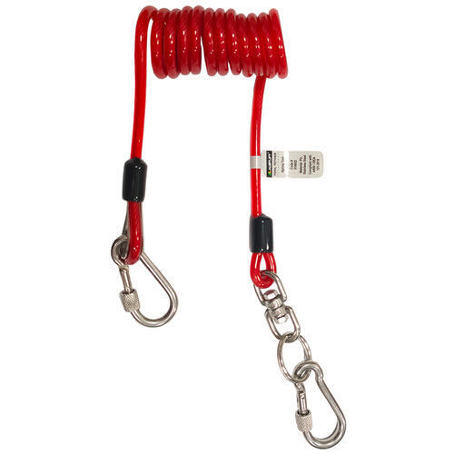 Austlift Spring Tool Lanyard With Snap Hook On Both End 48 - 150mm