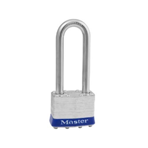 Master Lock Laminated Padlock Steel 44mm Wide Body 64mm Tall Steel Shackle