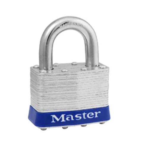 Master Lock Laminated Padlock Steel 51mm Wide Body 25mm Tall Boron Shackle
