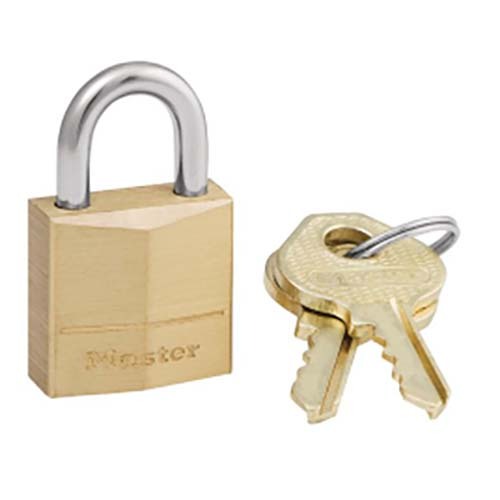 Master Lock 0120BOX-1A31 Padlock Keyed Alike Brass - 20 x 4  x 11mm