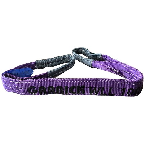 Garrick Flat Webbing Sling 3m x 1000kg (1Tonne) WLL Violet